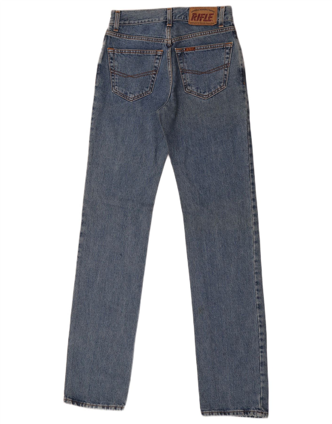 Jean droit femme Rifle W28 L34 bleu coton