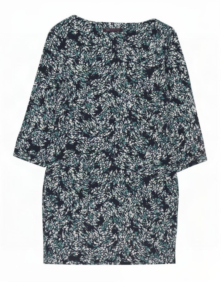 Marks & Spencer Robe basique pour femme UK 12 Bleu marine moyen à pois