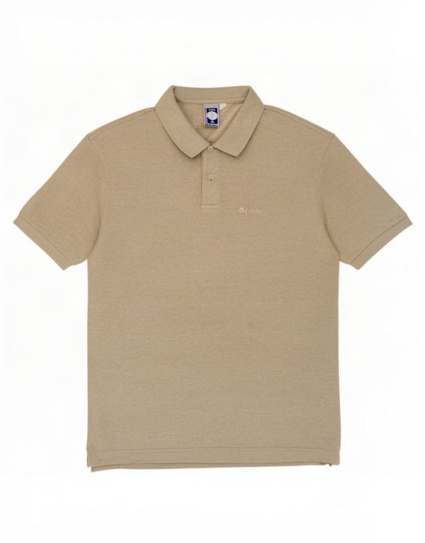 Lotto Polo Homme Large Beige Coton
