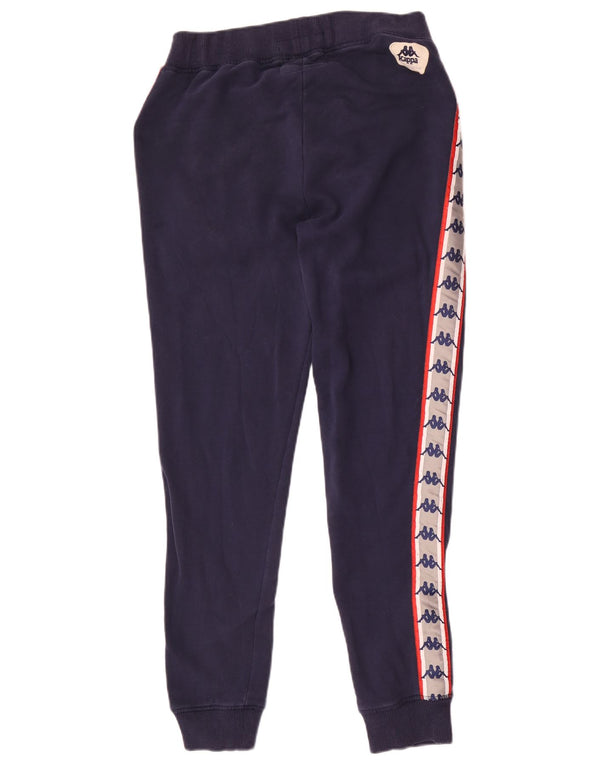 Kappa Pantalon de Survêtement Graphique Homme Joggers Small Bleu Marine Colorblock