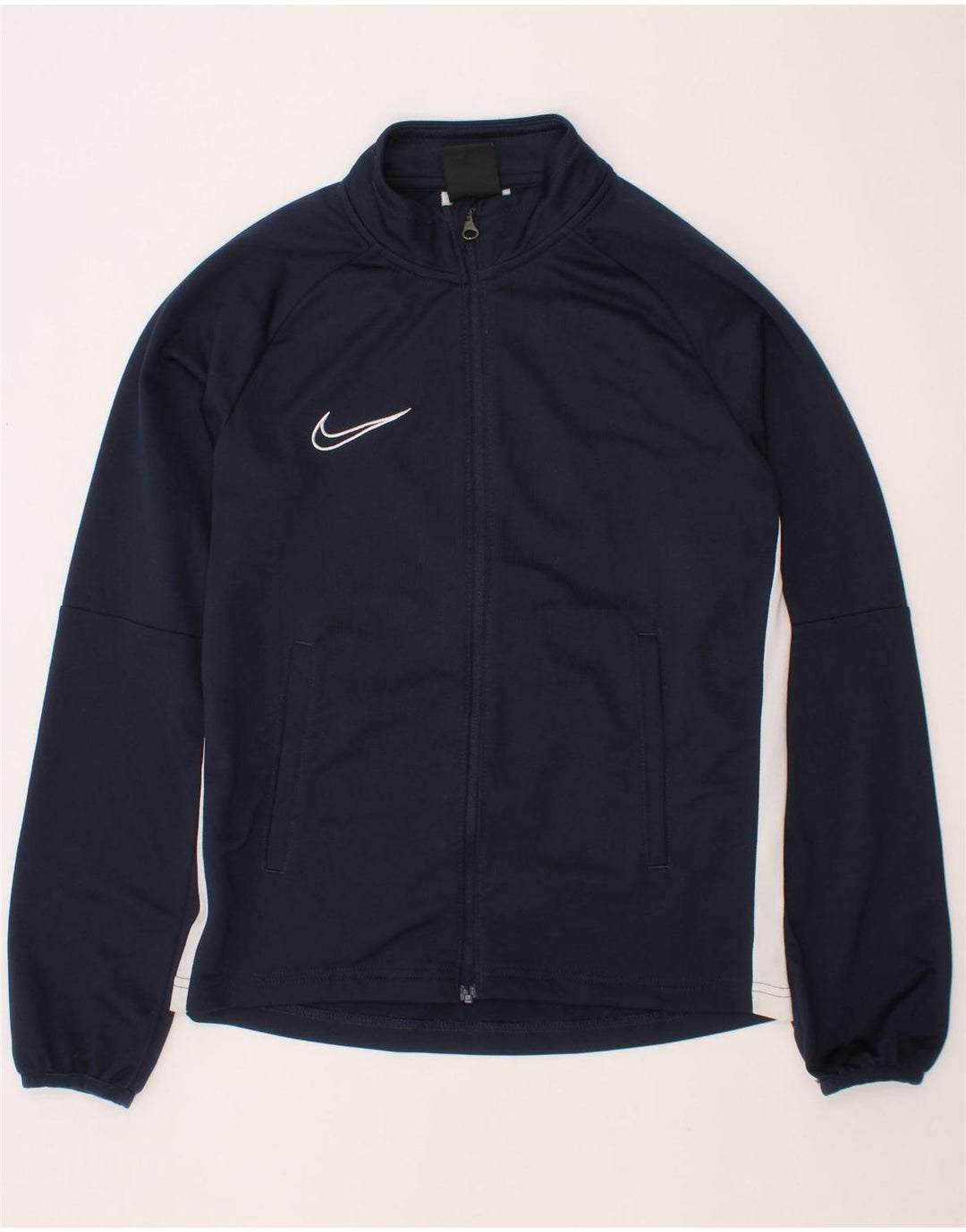 NIKE Veste de survêtement Dri Fit pour garçon 10-11 ans Bleu marine moyen