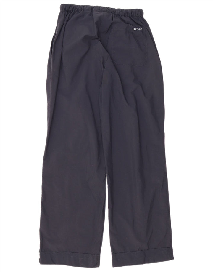 Rohan Pantalon de survêtement de randonnée pour femme UK 8 Small Bleu marine Polyester