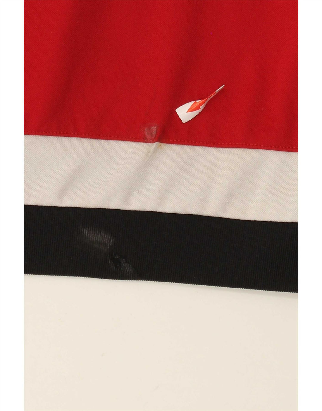 Adidas Haut à manches longues pour homme 2XL Rouge Colourblock Polyester