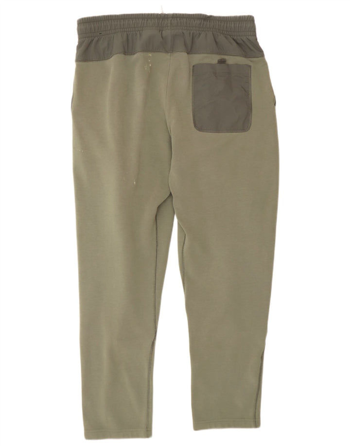 Nike Pantalon de survêtement pour homme Large en coton color block vert