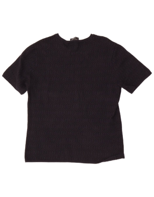 Emporio Armani Pull col bateau pour femme UK 14 Bleu marine moyen