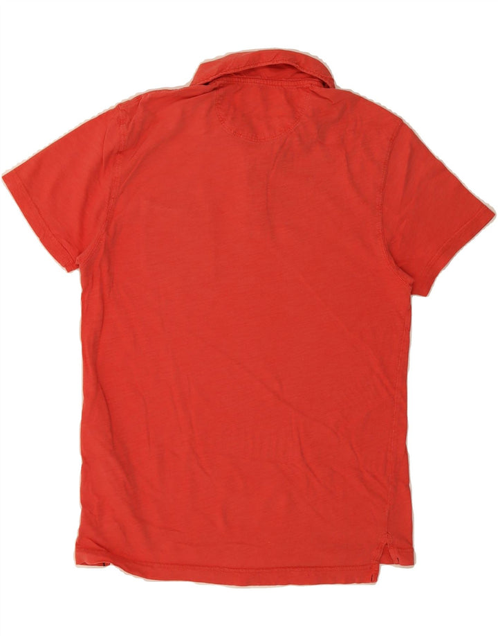 LEVI'S Mens Slim Fit Polo Shirt Small Red Cotton Vintage Levi's and Second-Hand Levi's from Messina Hembry 