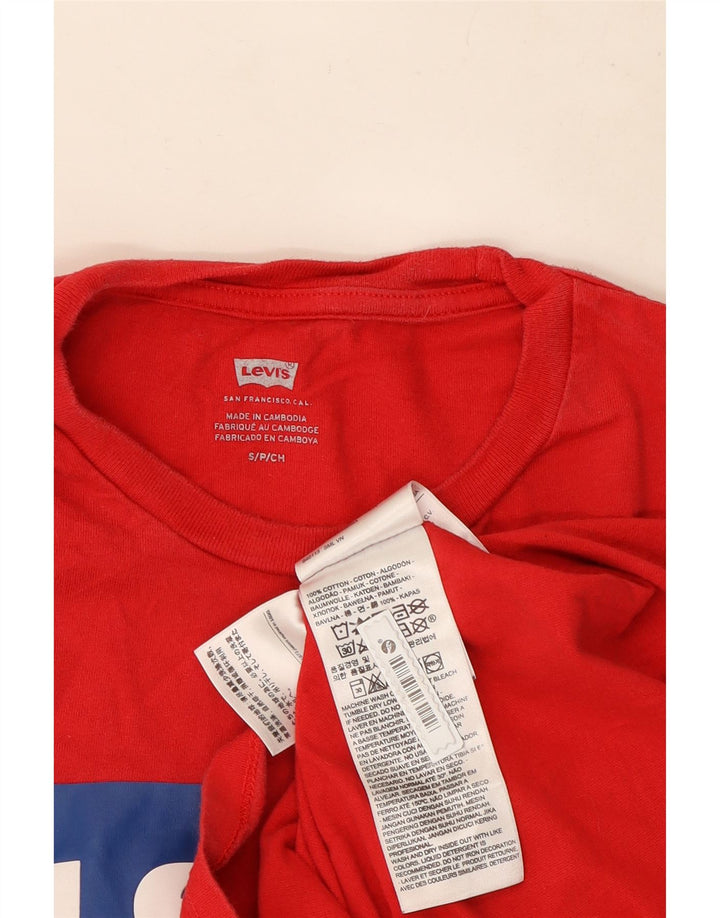 Levi's Tee-Shirt Graphic Homme Rouge Small