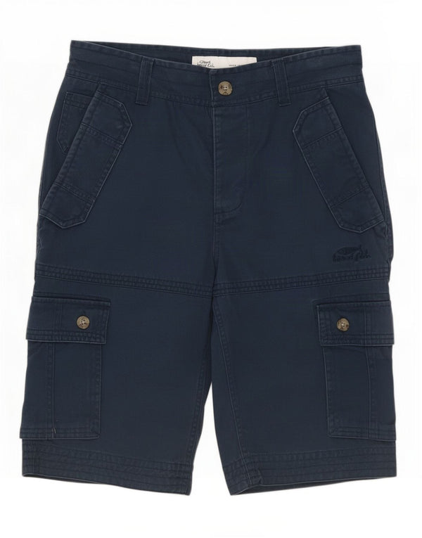 Weird Fish Short Cargo Homme Moyen W32 Bleu Marine Coton