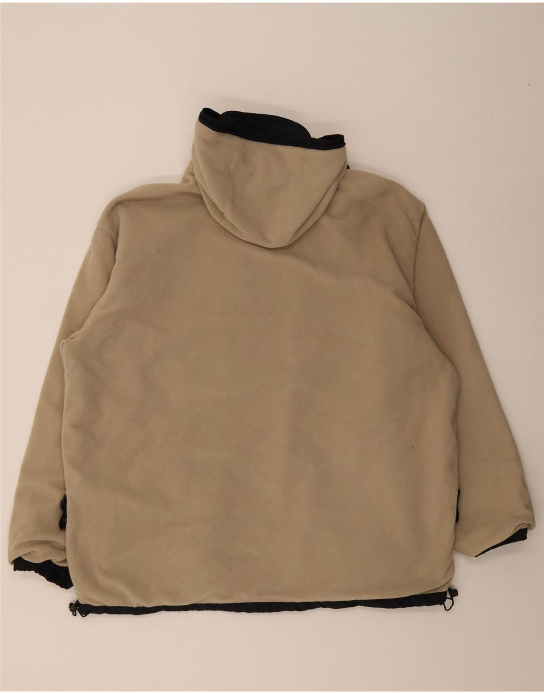 Kappa Veste réversible à capuche pour homme Coupe ample UK 40 Large Noir Polyester