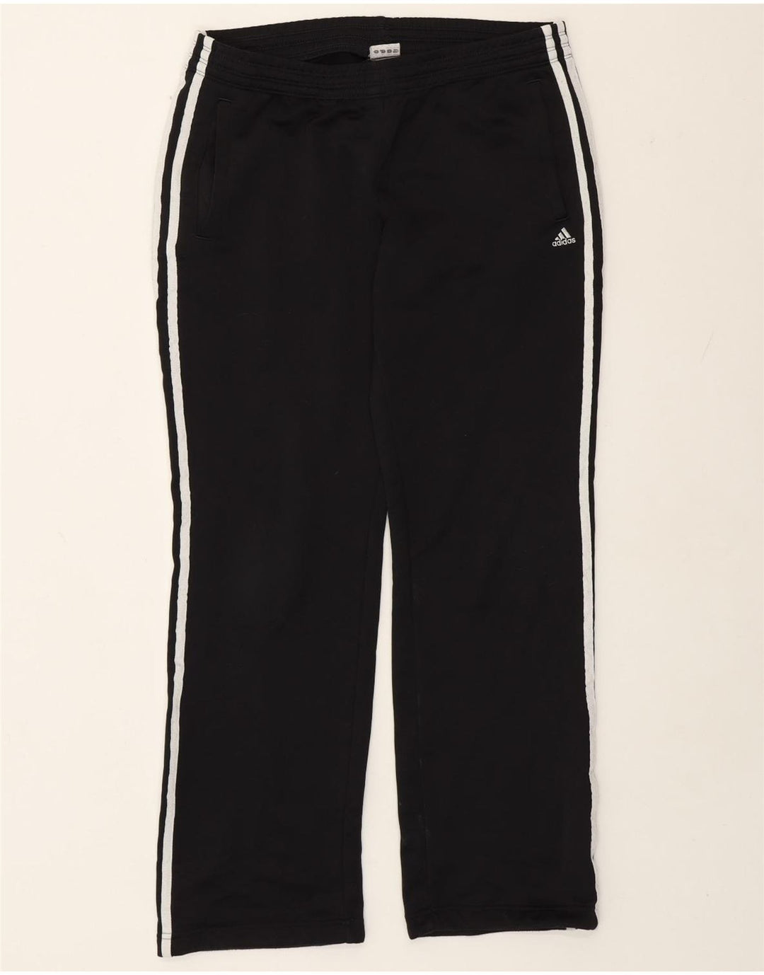 Adidas Pantalon de survêtement pour femme UK 12/14 Medium Noir Polyester