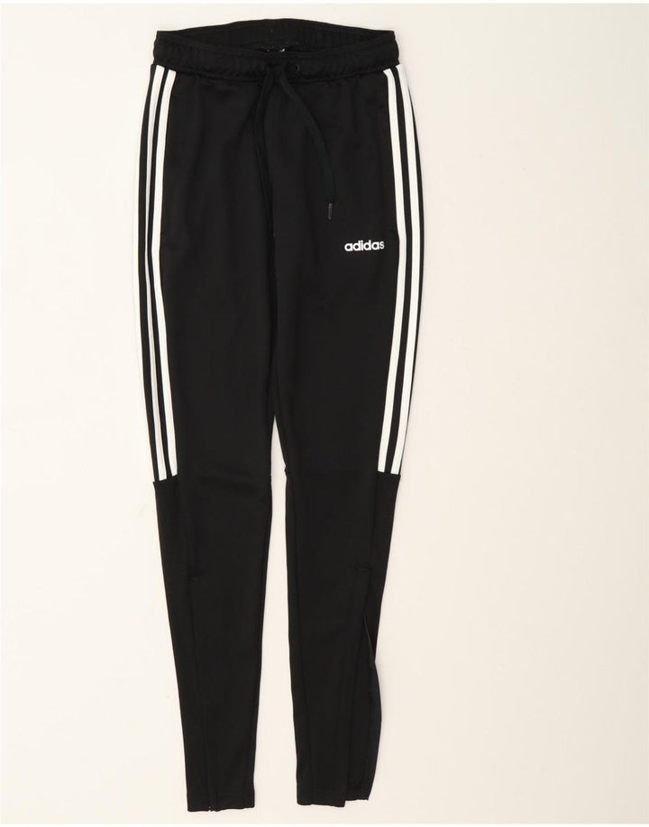 Adidas Pantalon de survêtement Climalite pour femme UK 8/10 Small Noir Polyester