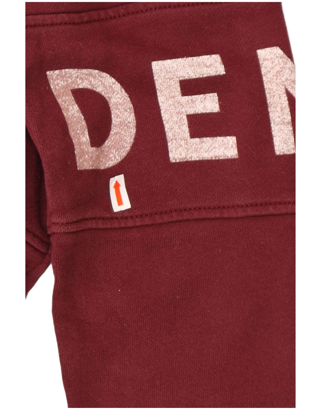 TOMMY HILFIGER Sweat-Shirt Graphique Homme Coton Bordeaux Moyen