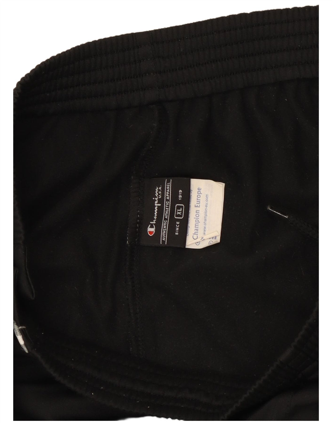 Champion Pantalon de Survêtement Homme XL Noir Polyester