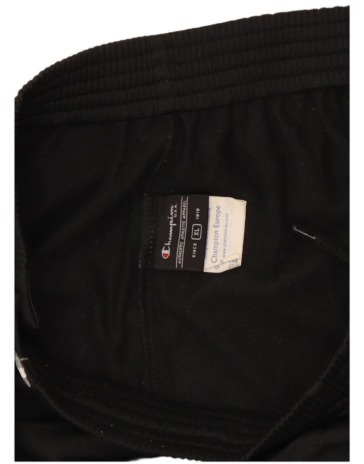 Champion Pantalon de Survêtement Homme XL Noir Polyester