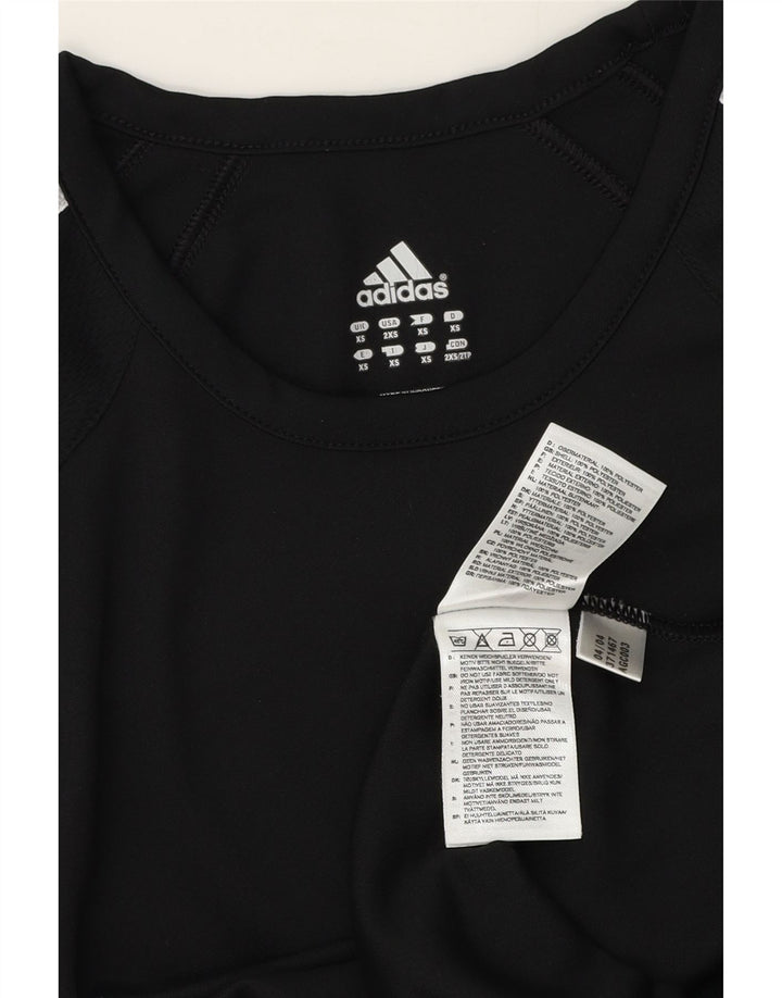Adidas Haut à manches longues pour hommes XS Noir Polyester