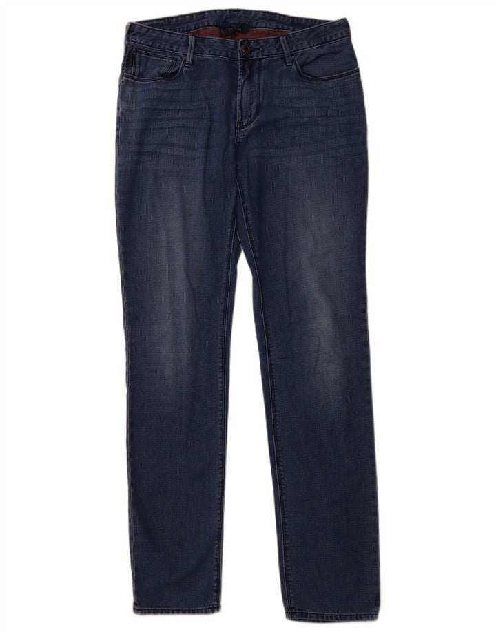 ARMANI Femme Jean Slim W31 L34 Bleu Coton