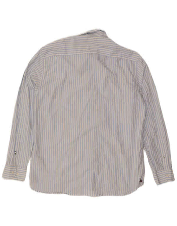 Tommy Hilfiger Chemise Homme XL Bleu Rayure Coton