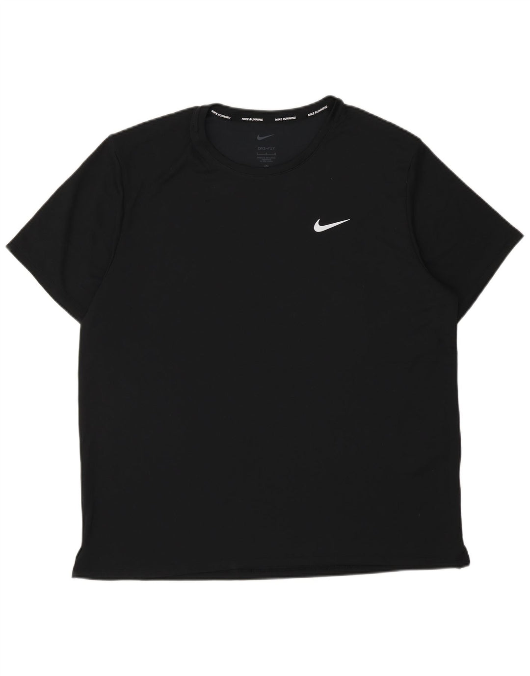 Nike Hommes Dri Fit Graphic T-Shirt Haut Large Noir Polyester