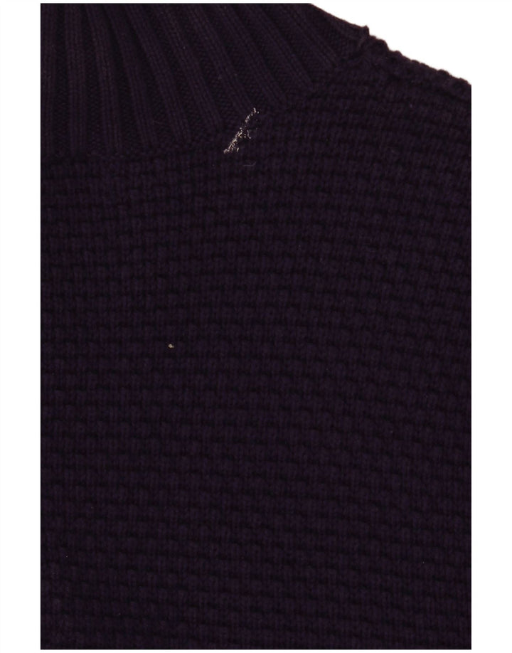 CHAPS Pull cardigan à manches 3/4 pour femme UK 12 Violet moyen