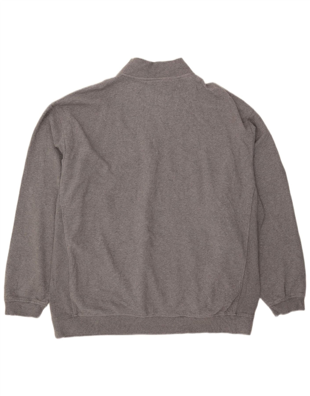 Nike Sweat-shirt à col zippé pour homme 3XL Gris Coton