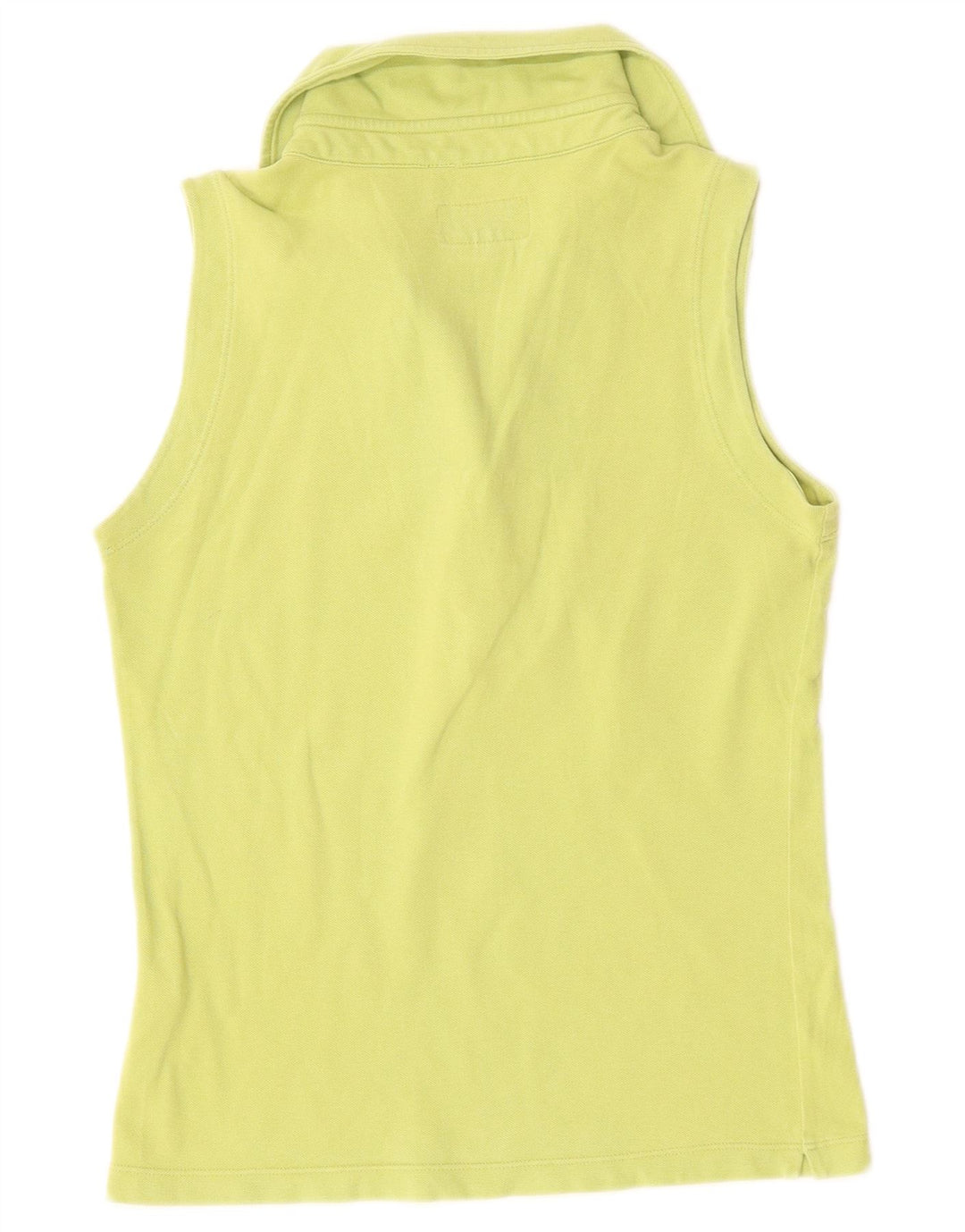 MARLBORO CLASSICS Polo sans manches pour femme UK 14 Large Vert Coton