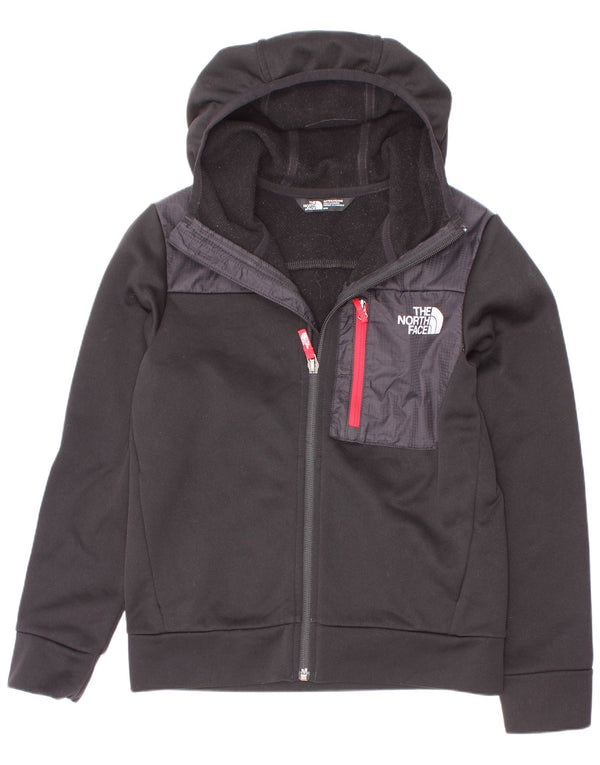 The North Face Pull à capuche zippé pour garçon 9-10 ans Noir moyen colour block