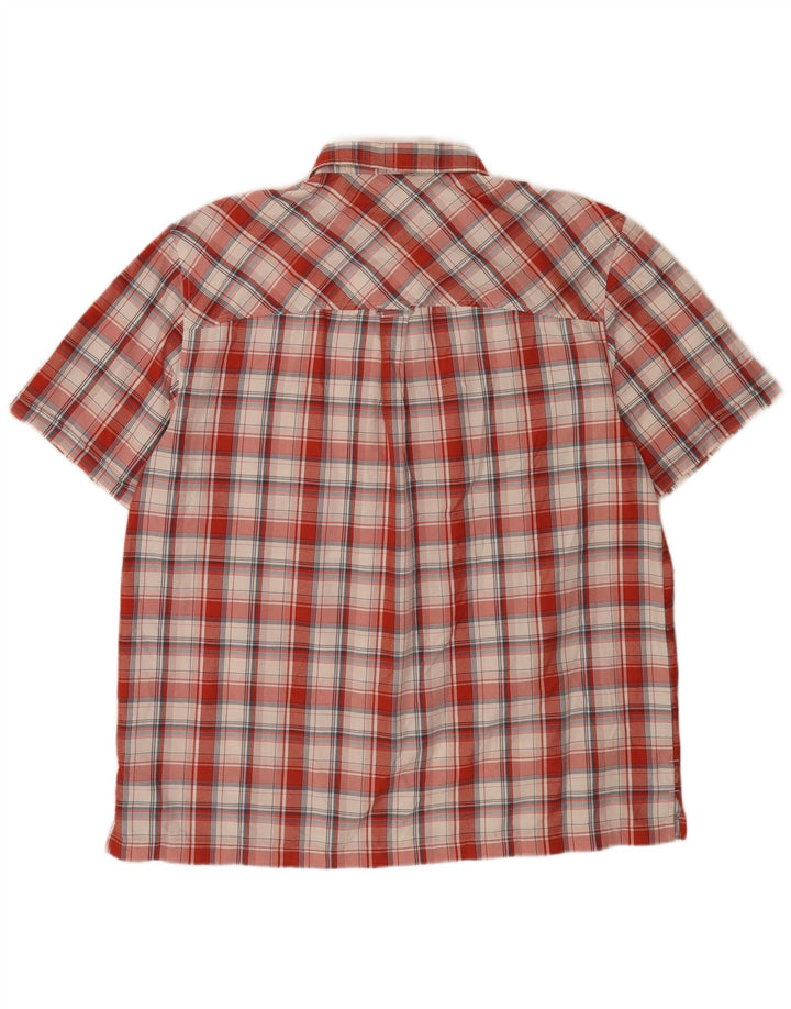 Rohan Chemise à Manches Courtes Homme XL Rouge Carreaux Polyamide