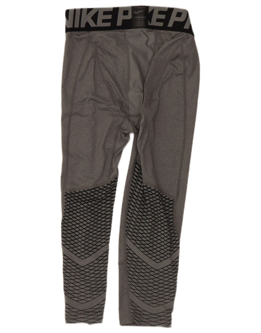 Nike Legging Capri Graphique pour Homme Petit Polyester Colorblock Gris