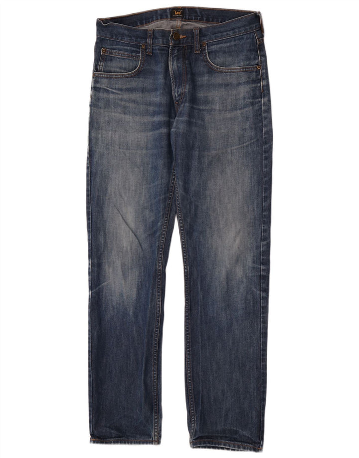 Lee Jean Droit Blake Homme W31 L32 Bleu Coton