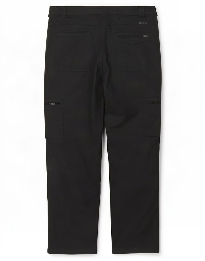 Mountain Warehouse Pantalon cargo de randonnée pour homme W36 L29 Noir Polyester