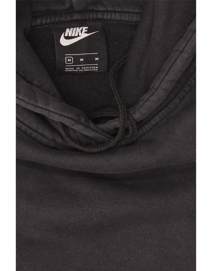 Nike Pull à capuche surdimensionné pour femme UK 14 en coton noir moyen
