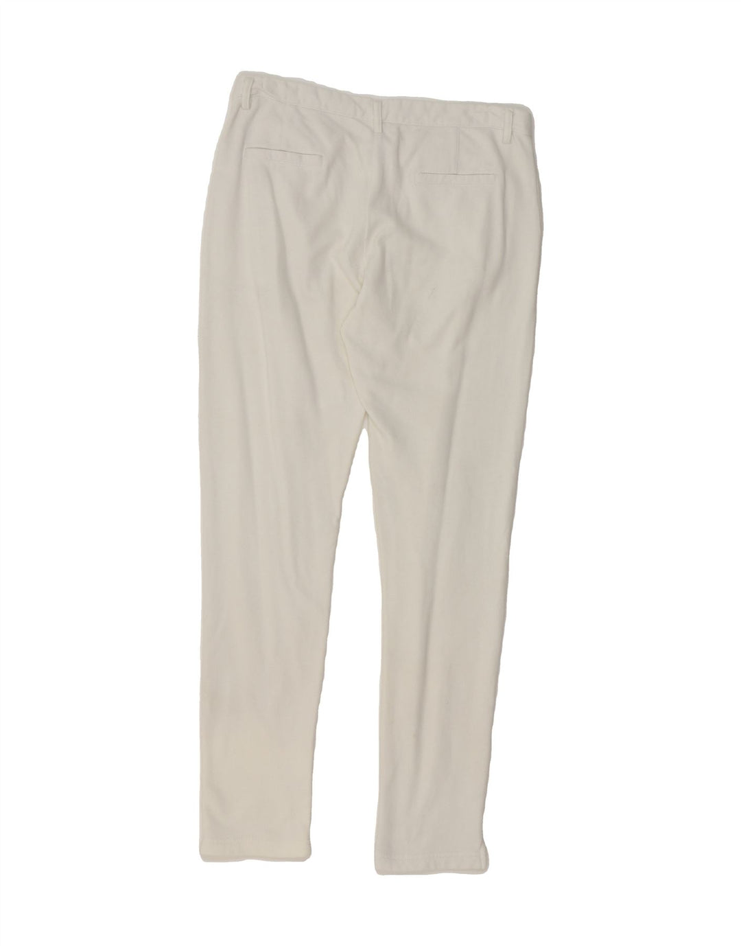 SUN68 Womens Slim Chino Trousers Medium W32 L29 White Cotton Vintage Sun68 and Second-Hand Sun68 from Messina Hembry 