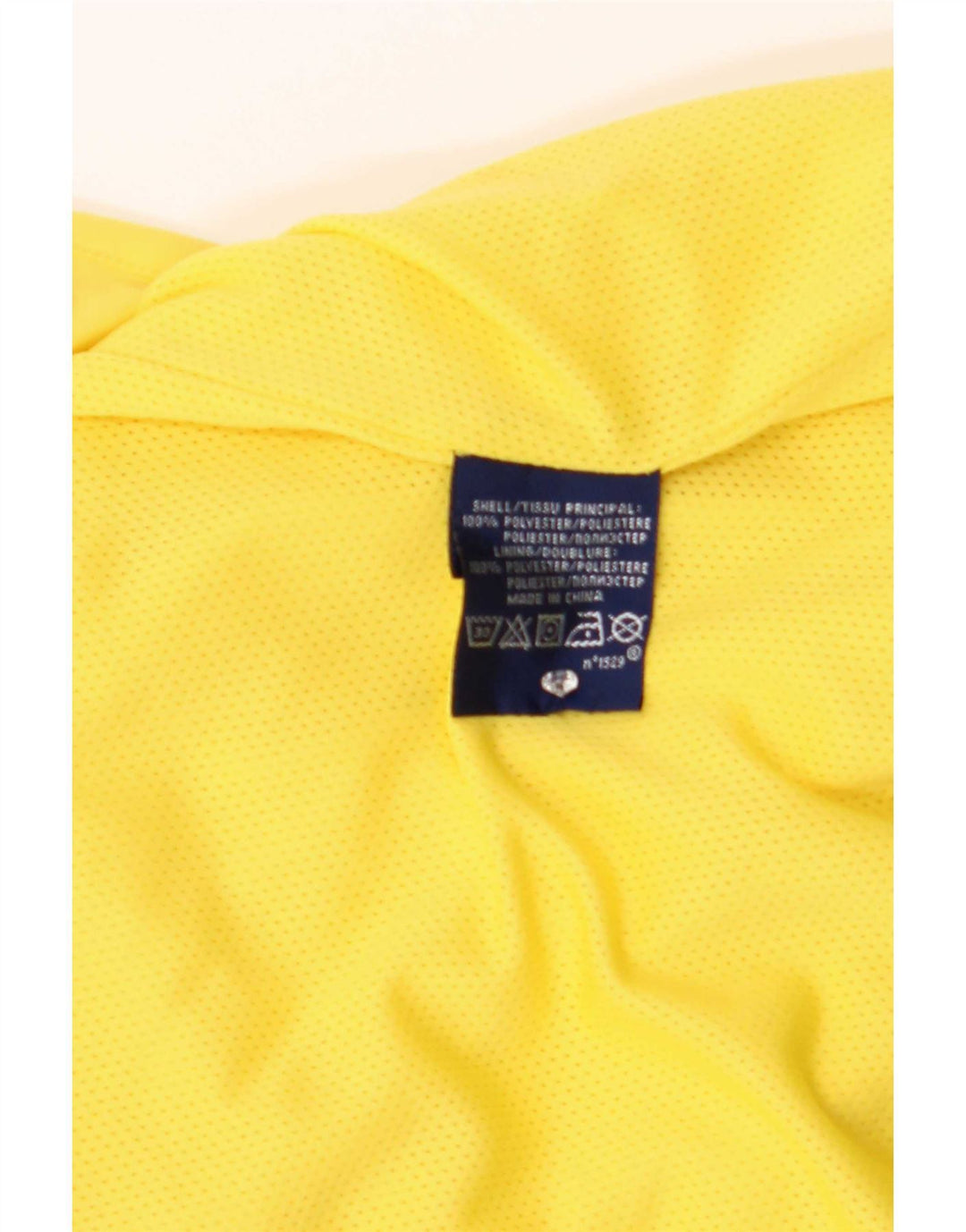 Polo Ralph Lauren Chemise pull à manches courtes pour hommes XL Jaune Polyester