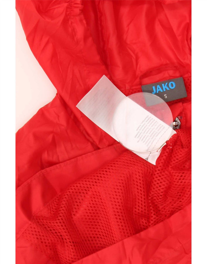 Jako Veste de pluie à capuche graphique pour homme UK 36 Small Rouge Polyester