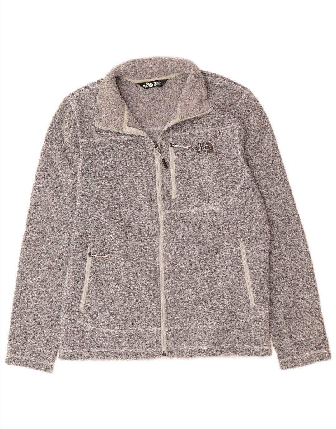 The North Face Veste de survêtement pour homme Petit polyester moucheté gris