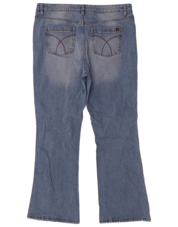 Crew Clothing Jean bootcut pour femme UK 16 Large W36 L31 Bleu Coton