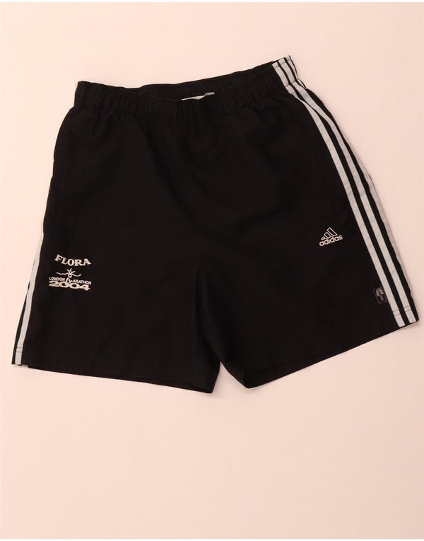 Adidas Mens Climacool Graphic Sport Shorts Small  Black Polyester