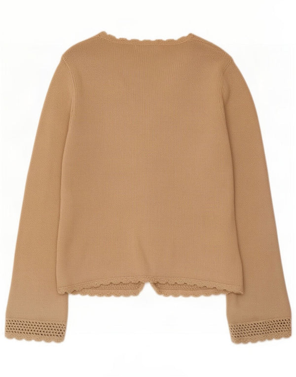 Marks & Spencer Cardigan pour femme en coton beige moyen UK 14