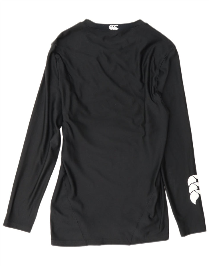 Canterbury Haut Graphique Femme Manches Longues UK 18 XL Noir Polyester