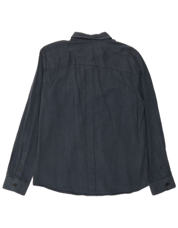 Gap Chemise Slim Fit Homme Taille 16 1/2 Grand Coton Bleu Marine