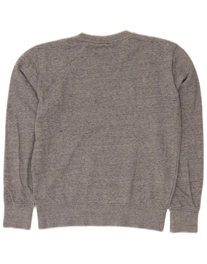 CHAMPION Sweat-Shirt Graphique Homme Petit Gris Coton Moucheté