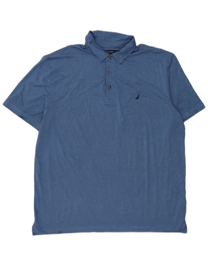 Nautica Polo Homme 2XL Bleu Polyester