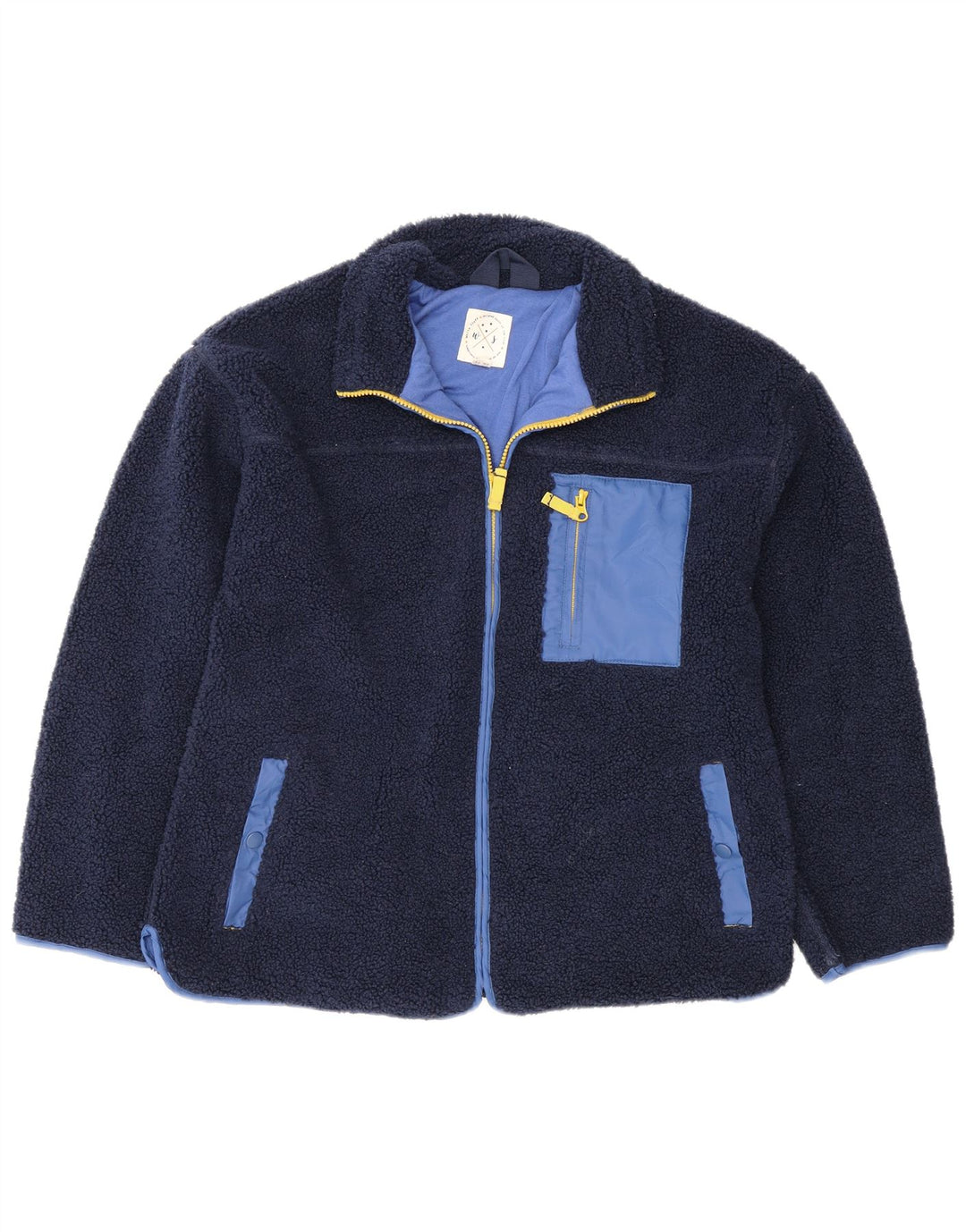 Veste Polaire White Stuff Femme UK 12 Medium Bleu Marine Polyester