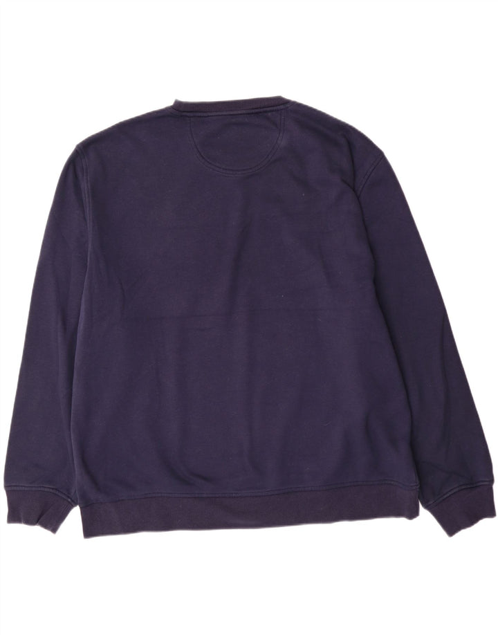 Izod Sweat-shirt pour homme en polyester bleu marine 2XL