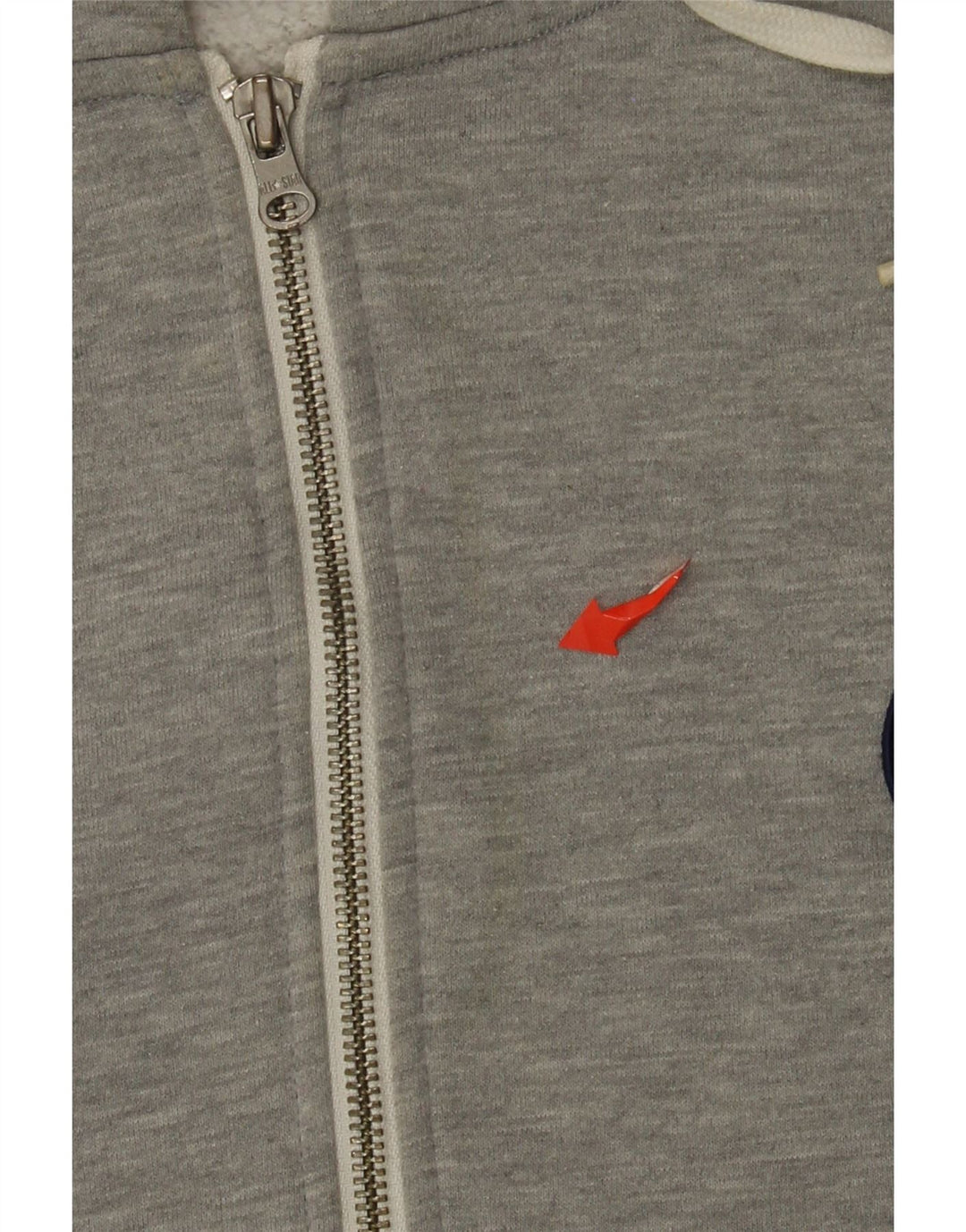 CONVERSE Pull à capuche zippé pour homme 2XL Gris Coton