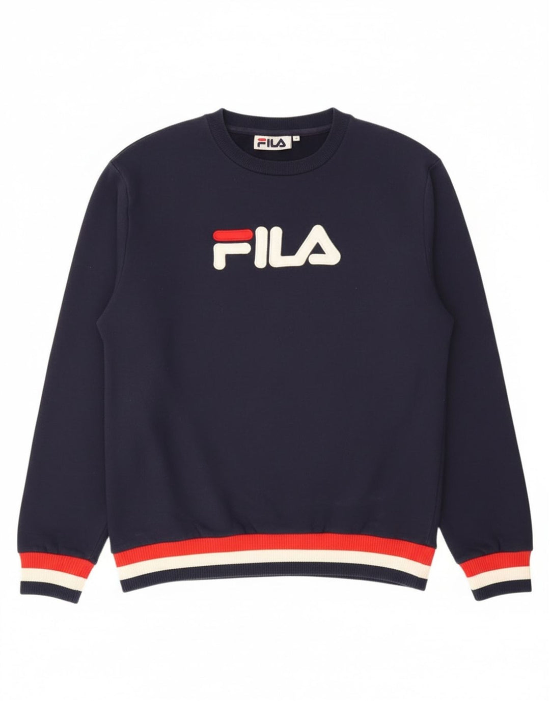 Fila Sweat-Shirt Graphique Homme Bleu Marine Moyen Coton