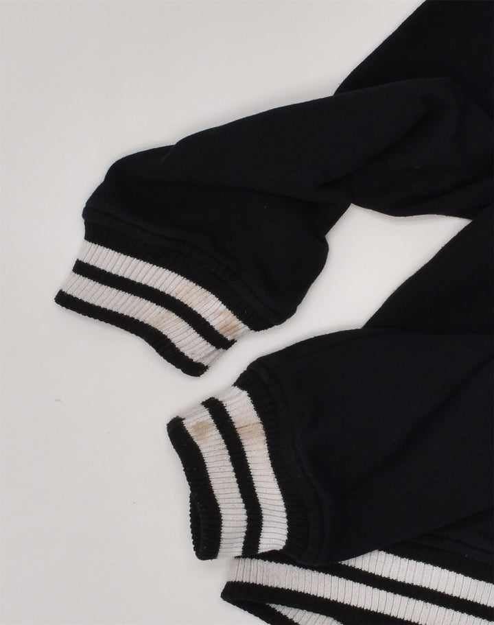 HURLEY Veste Varsity Graphique Garçon 11-12 ans Grand Coton Noir