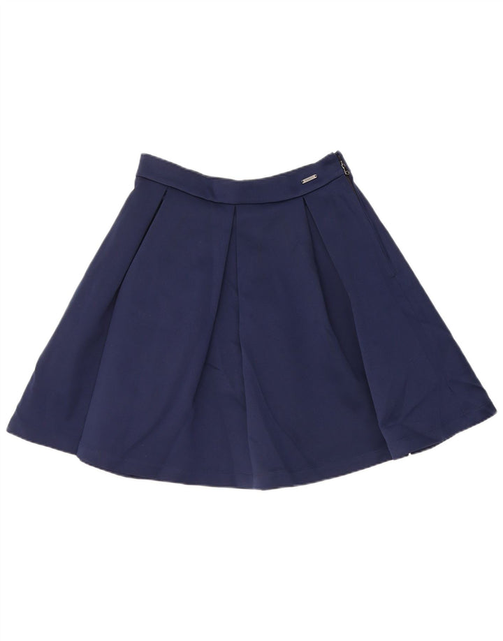 GUESS Jupe trapèze W28 pour femme en polyester bleu marine moyen