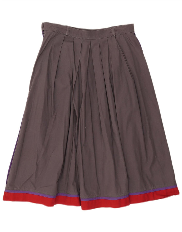jupe évasée femme vintage EU 40 Medium W28 Grey Colourblock