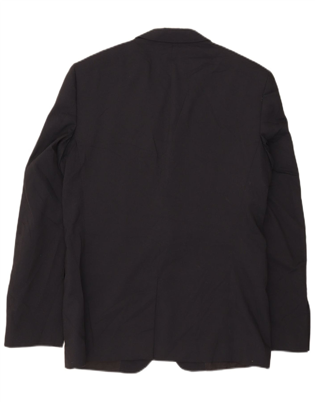 Zara Veste blazer à 2 boutons pour homme EU 50 Bleu marine moyen Polyester